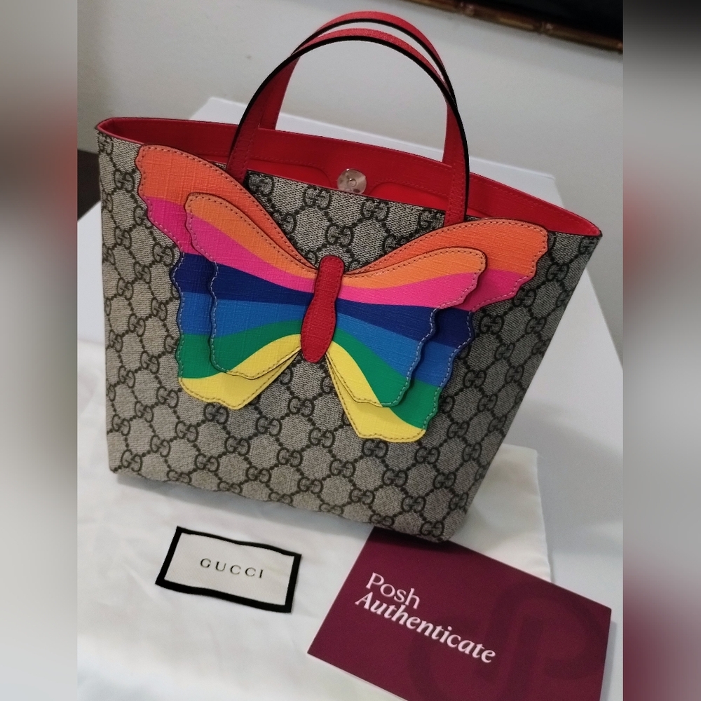 Gucci Guccissima Butterfly Tote